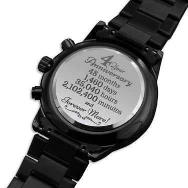 4th Anniversary Black Watch - Love You This Much